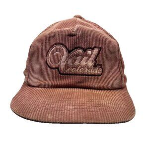 Vail Colorado Vintage Corduroy Trucker Strapback Hat Cap Dad 80's Distressed